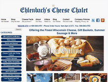 Tablet Screenshot of ehlenbachscheese.com